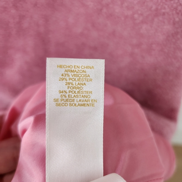 Kate Spade Pink Tweed Sleeveless Dress Sz 0 - Picture 7 of 14